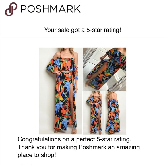 LAST 1!TROPICAL PRINT 2 PIECE SET MAXI SKIRT & TOP - Picture 4 of 8